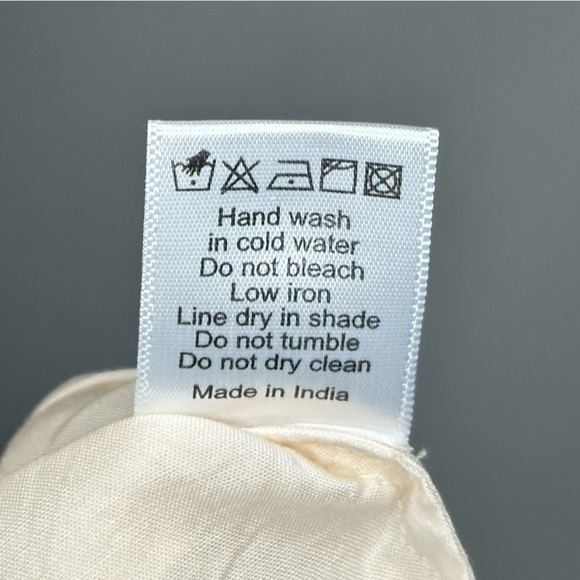 NEW Mille Isabella Cropped Ruffled Lace Top in Cream – Women’s Size M Easter - Picture 9 of 9